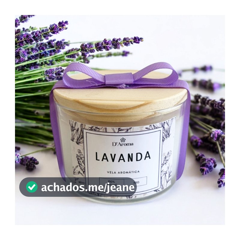 Vela aromática perfumada artesanal PREMIUM 110g 5 fragrâncias