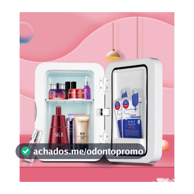 Mini Geladeira Portátil 8 litros D&Z Térmica Multiuso E Cosméticos