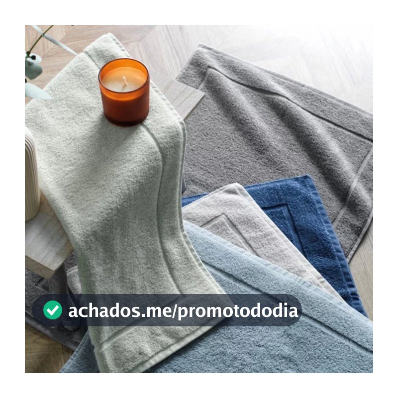 Toalha Piso Banheiro Box 100% Algodão 680g/m² Juliet 48 x 70 Karsten Excelente Absorção  Macia Toalha Para Pés Premium