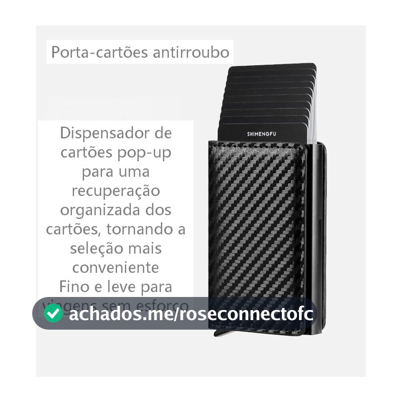 1/2/5 Pcs Carteiras Fibra De Carbono Porta-Cartões Masculina Marca Preta Mágica Tripla De Couro