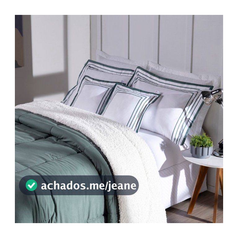 Kit Jogo de Cama Inverno Luxo Coberdrom E Fronha Moderno Estampado Aveludado 600 Fios Importado