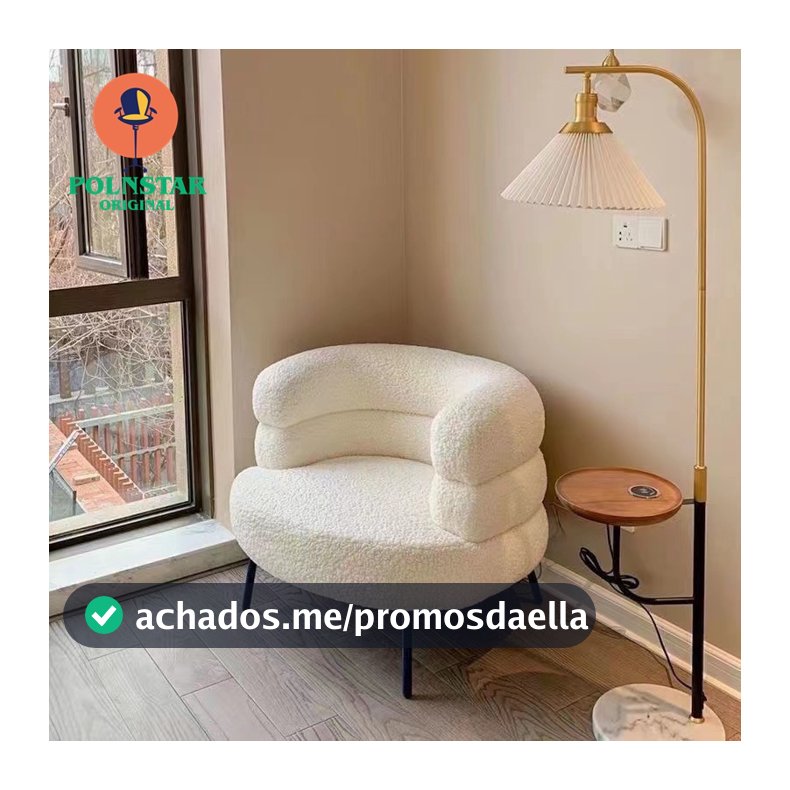 Nordic Simples E Moderno Cordeiro Veludo Único Sofá designer Luz Luxo Sala De Estar Varanda