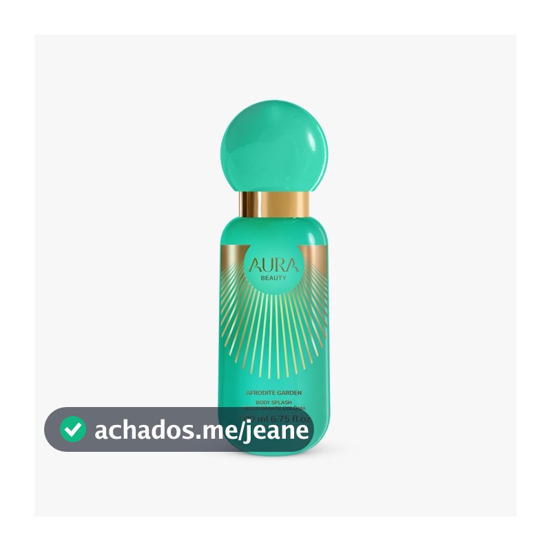 Body Splash Desodorante Corporal Afrodite Garden 100ml
