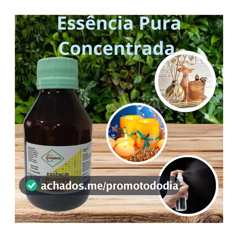 Essência Vanilla Concentrada Aromatizante velas Difusores Perfumes 100ml