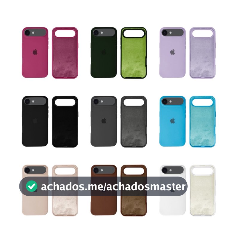 Capinha Aveludado para celular iPhone 17/17 PRO 17 PRO MAX PRONTO ENTREGAR