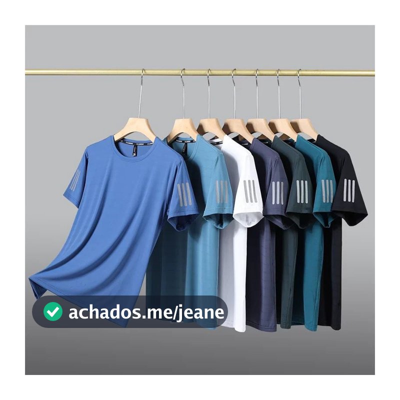 Camiseta Masculina De Seda Gelada Estampada – Slim Fit , Estilo Esportivo Verão Essencial