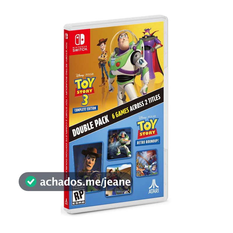 Toy Story Retro Roundup! + Toy Story 3 Complete Edition Double Pack Switch Midia Fisica