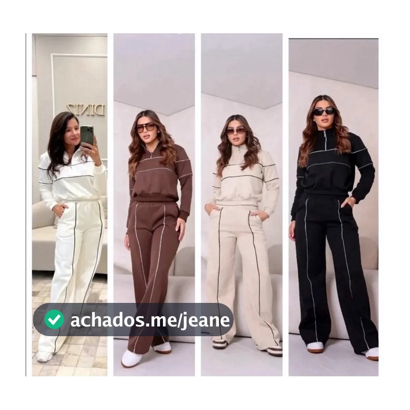 Conjunto Feminino Moleton Elegante