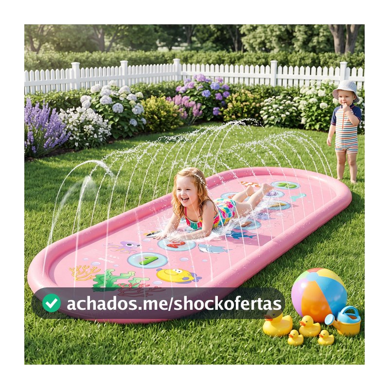 Splash Sprinkler Pad Piscina Chafariz Infantil 100 250cm
