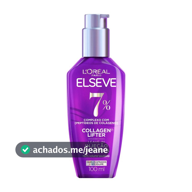 SÉRUM LEAVE-IN ELSEVE LOREAL COLÁGENO LIFTER  DE MASSA 100ML