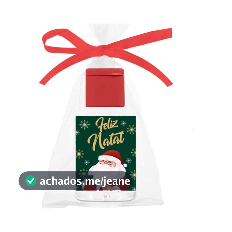 30 Lembrancinhas de Natal Mini Hidratante Perfumado