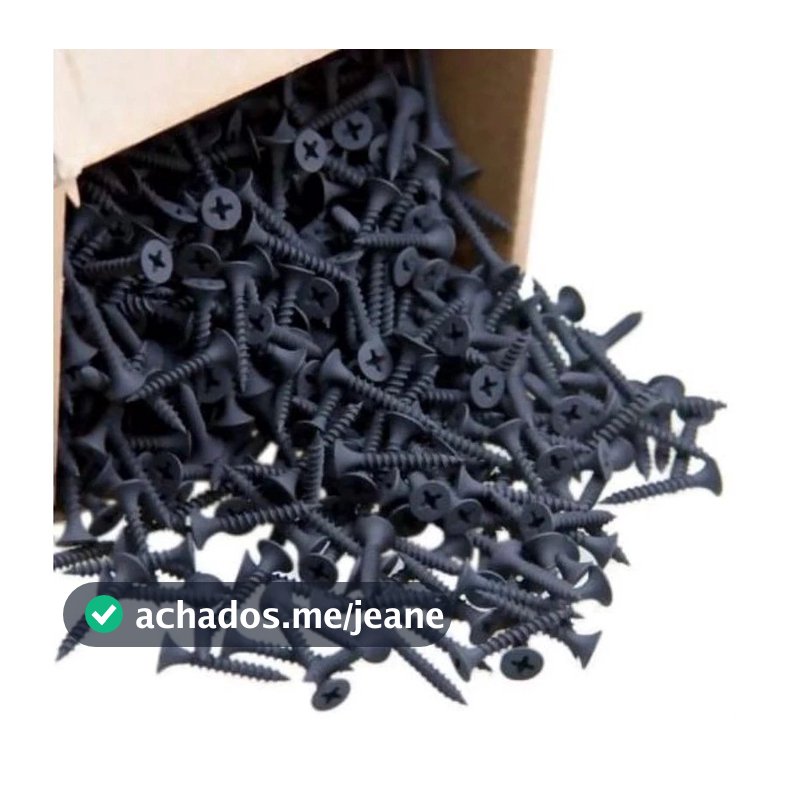Parafuso para Drywall GN25 3,5x25mm Aço Fosfatizado Ponta Agulha Alta Qualidade