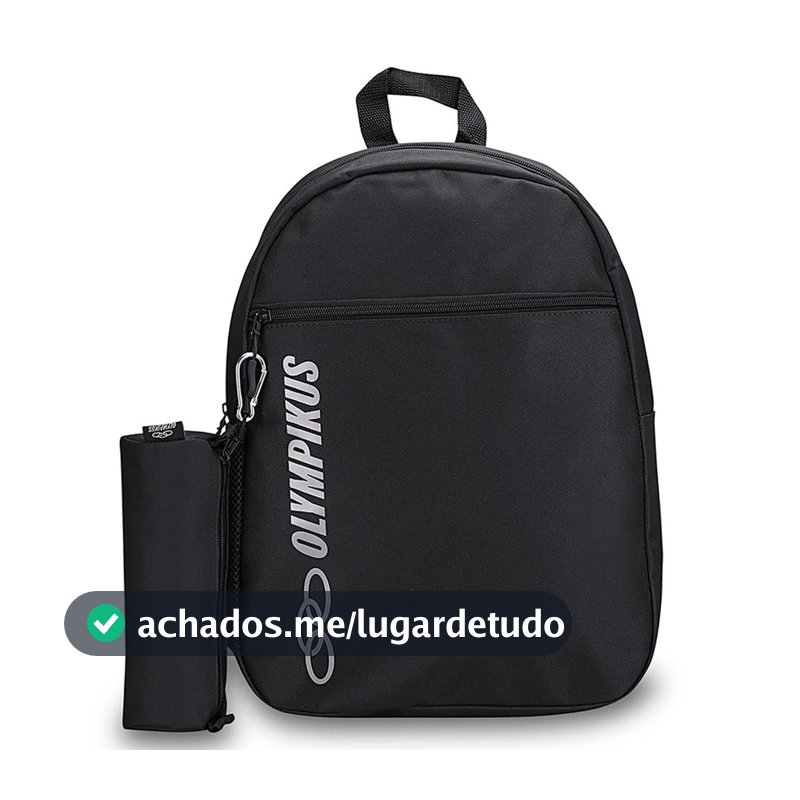 Mochila Esportiva Juvenil Unissex Com Estojo Para Escola - Olympikus