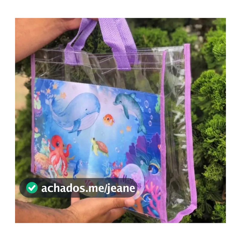 15 Sacola de Praia bolsas personalizadas lembrancinhas aniversário