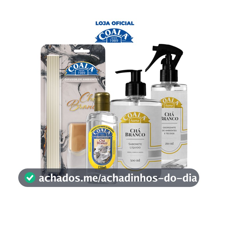 kit Coala Home Chá Branco