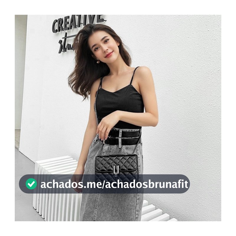 🔥Bolsa Feminina Transversal Corrente Escura “Y” Bolsa Ombro Feminina de Festa