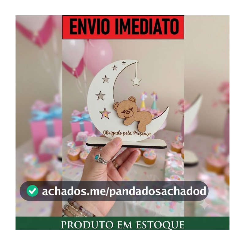 kit 10 lembrancinha ursinho chá de bebê chá revelação aniversario menino menina