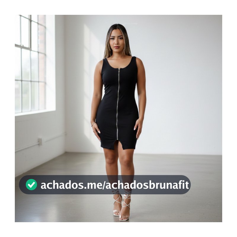 Vestido Midi Canelado 3 em 1 Regata Tubinho com Ziper Prata