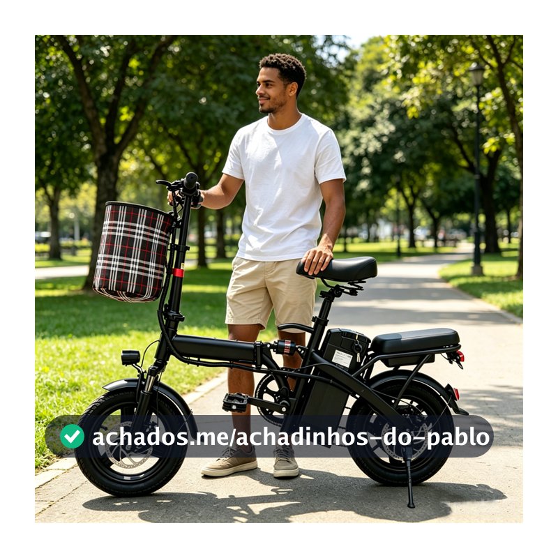 Bicicleta EléTrica DobráVel Para Adultos 9Cavalo, Pedal Tripulado, Compras Ao Ar Livre, Viagem Bicicleta Scooter EléTric