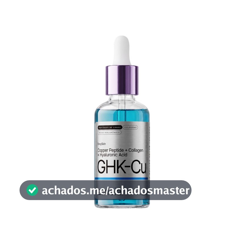 Sérum Facial Anti-Idade GHK-Cu Peptídeo de Cobre + Exossomos Firmeza Regeneração Zencial 30ml