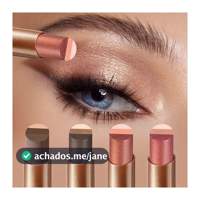 Bastão de Sombra de Olhos, Textura Suave, Fácil de Misturar, Longa Duração, À Prova d'Água, Maquiagem para os Olhos