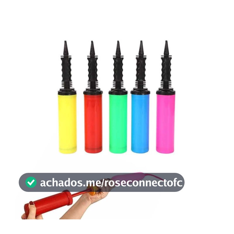 Bomba Para Inflar Balões Inflador Manual 1 Unidade
