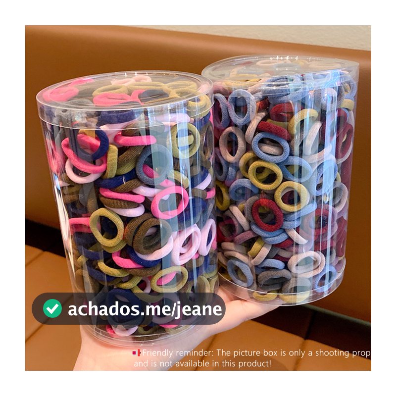 Crianças Faixas De Cabelo Conjunto Macio Elástico Sem Emaranhado Suave Rabo De Cavalo Laços Para Meninas Uso Diário 100