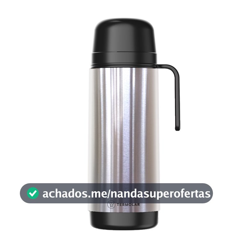 Garrafa Térmica Quente Fria 1L Aço Inox Rolha Clean Termolar