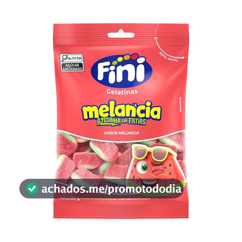 Melancia Azedinha em Fatias 80g - Fini
