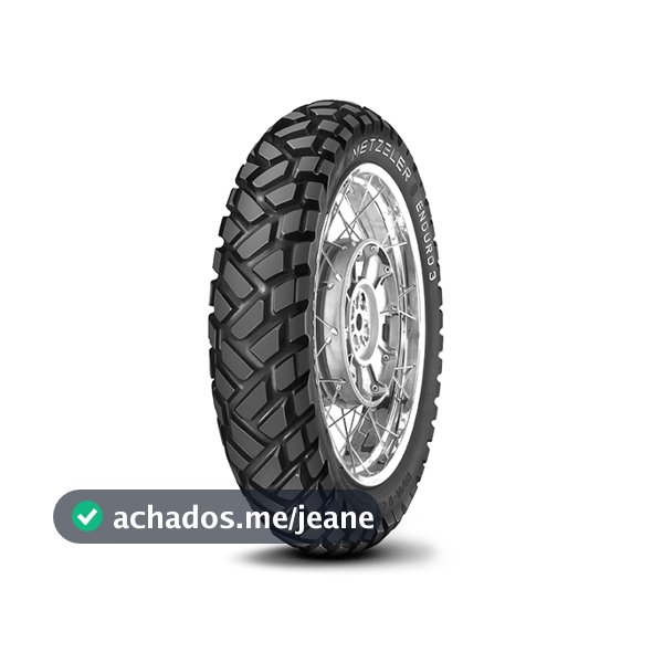 Pneu Metzeler 120/80-18 Enduro 3 Sahara Traseiro Tornado Lander XRE300 Tenere Uso Com Câmara