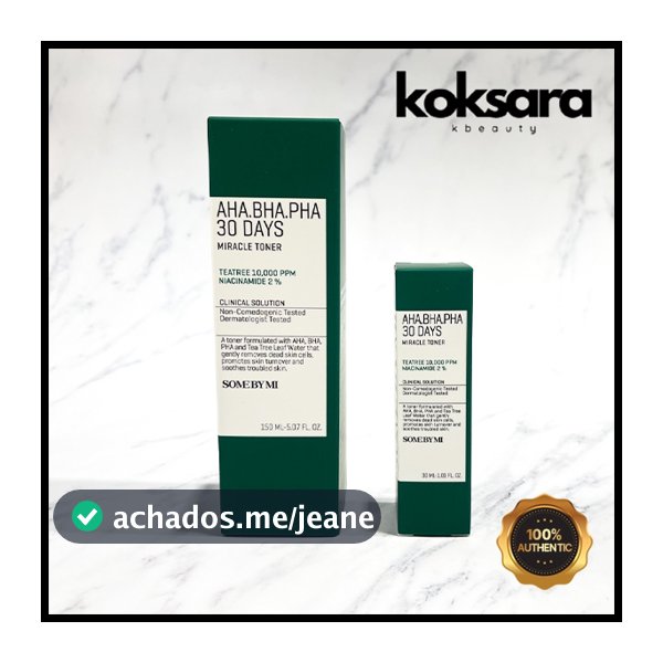 Some By Mi Aha Bha Pha 30 Days Miracle Toner 2 Types (30ml,150ml)