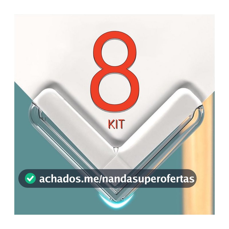 8 Protetores De Quina Silicone Mesa Segurança Para Crianças E Bebes Proteção Anti-colisão