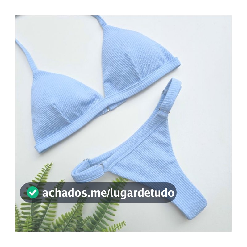 biquíni Marquinha Bronze Fita Fio Dental Anarruga Mda Verão