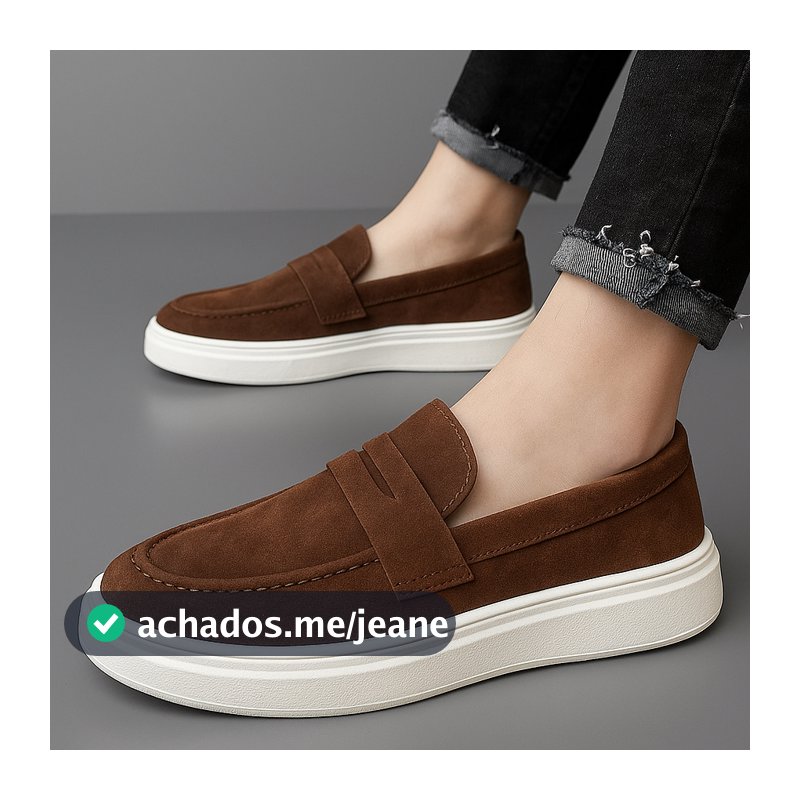 Sapato Oxford Masculino Loafer Mocassim Broge Premium Costurado