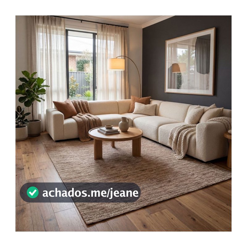 Tapete Sala Gigante 3,00x2,00 Para Sala ou Quarto Antialérgico Antiderrapante