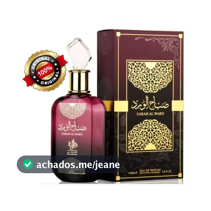 Perfume Arabe Al Wataniah Feminino Sabah Al Ward Eau de Parfum 100ml Aumente o charme(ENVIO Agora)