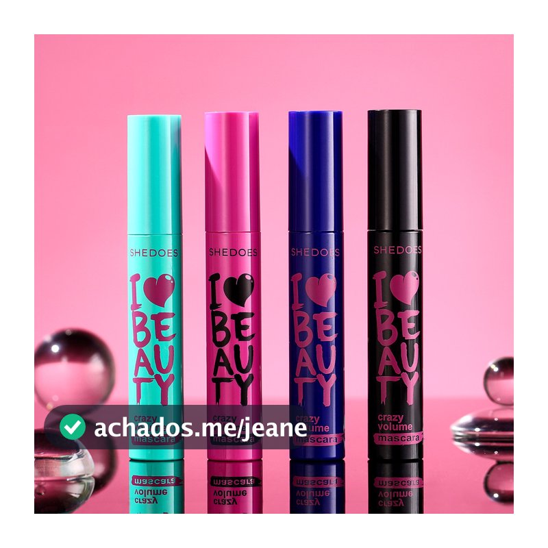 KIT De Máscara De Cílios Duplos I Love extreme Crazy Volume E Essência À Prova D'água