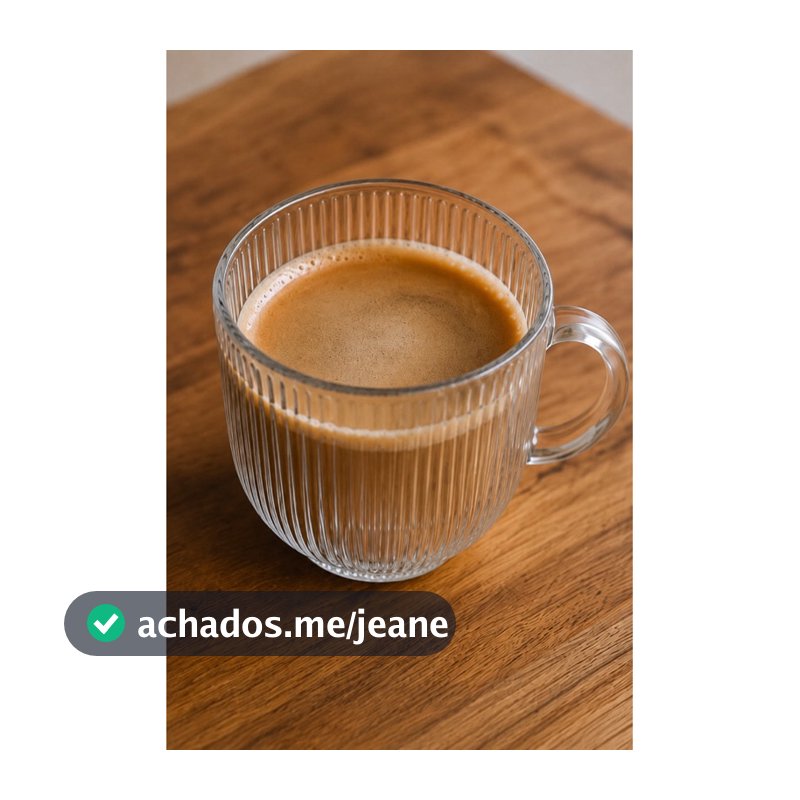 Caneca Canelada de Vidro 470ml (PROMOÇÃO)