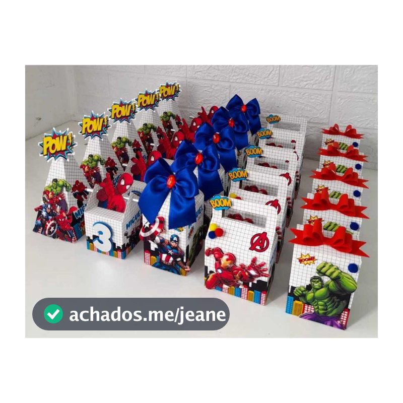 kit personalizados vingadores/ festa/ aniversario
