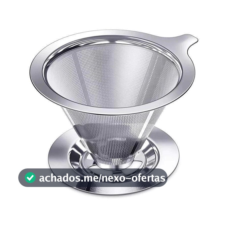 High Quality Non-Toxic Reusable Pour Over Coffee Filter Stainless Steel Coffee Tea Filter--Immediate