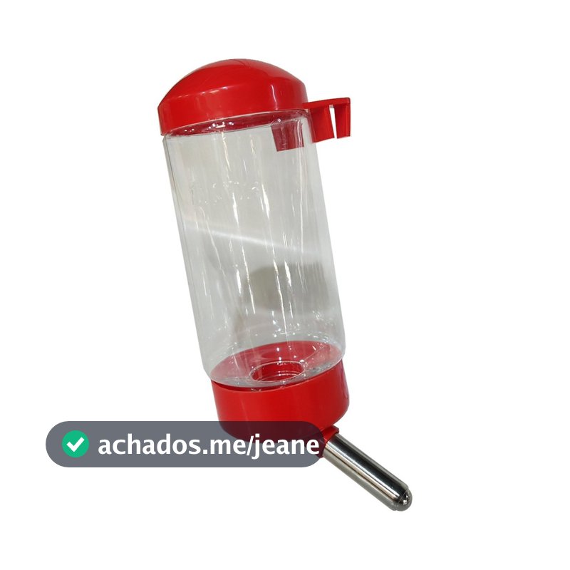 Bebedouro Automático 400ml para Roedores Chinchila Coelho Porquinho da Índia Hamster