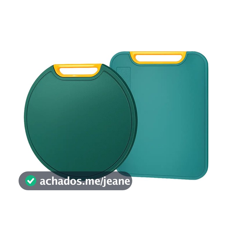 Kit 2 Tábuas Alimento Antibacteriana Corte Carne Legumes