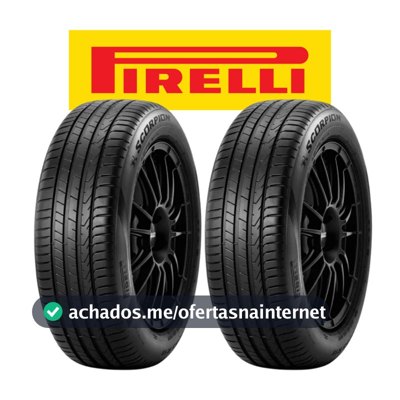 Kit 2 Pneus 225/55R18 Scorpion 98v Pirelli Original Jeep Compass Renegade