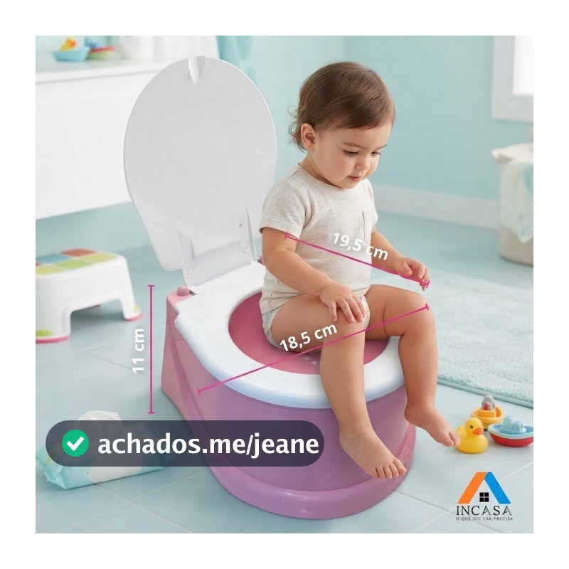 Assento Redutor Troninho Infantil Sanitario Pinico Menina Menino Meu Troninho ROSA