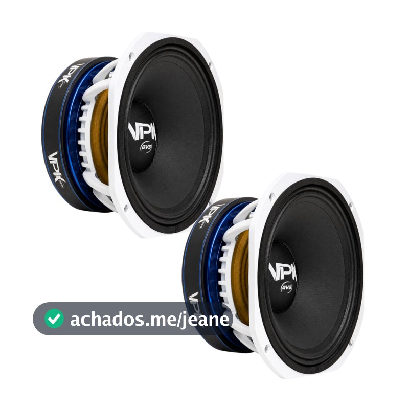 2 Alto Falante QVS 10 60vpk PRO S 450wrms Medio Grave Som Automotivo Som Profissional Line Array Paredao