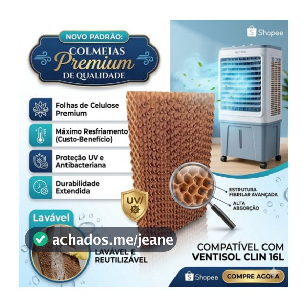 Colmeia para Climatizador - Ventisol CLIN 16