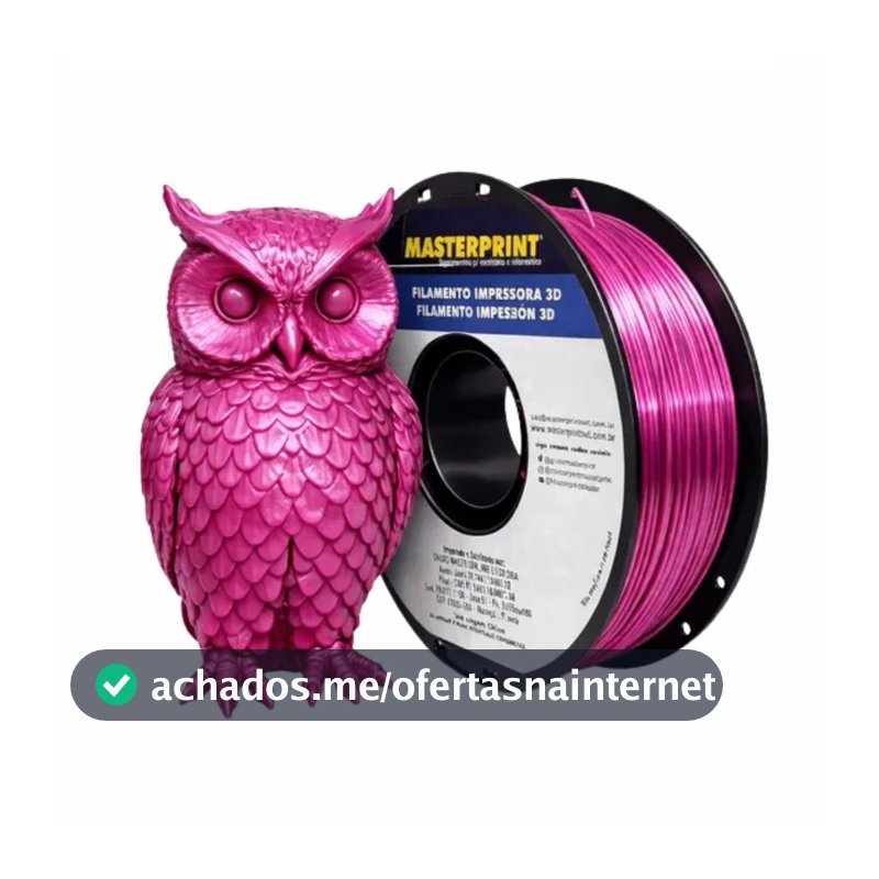 Filamento 3D - PLA Silk Fuchsia 1KG (1.75MM) Masterprint