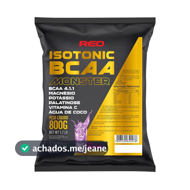 Isotonico BCAA Monster - 800g - Hidroeletrolítico em pó