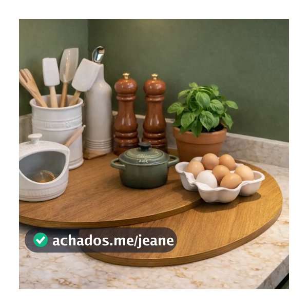 Kit 2 Bandejas Orgânicas Mdf Decorativas › Para Cozinha
