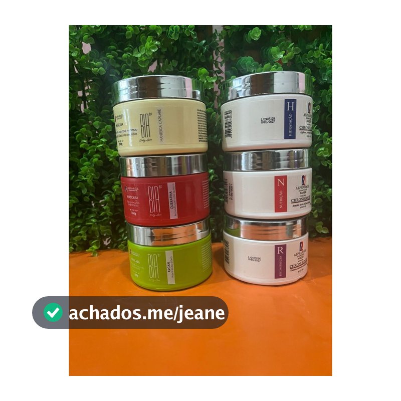 Combo kit cronograma 3 passos 300g + kit cronograma dia dia 300g